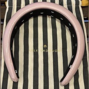Lele Sadoughi Pink Padded Headband